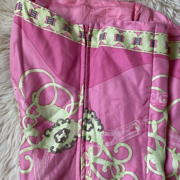 J. McLaughlin Vintage Pink Silk Bustier Size 6 - Picture 5 of 6